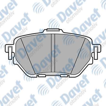 DELPHI LP3636 Fren Balatasi Arka Elektronik El Freni Corolla 2019 1.6 Vvti 1.8 Hybrid